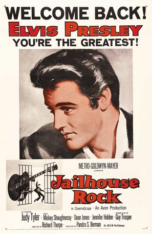 Jailhouse Rock - Re-release movie poster (thumbnail)