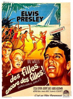 Girls! Girls! Girls! - French Movie Poster (thumbnail)