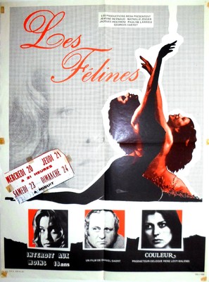 Les f&eacute;lines - French Movie Poster (thumbnail)
