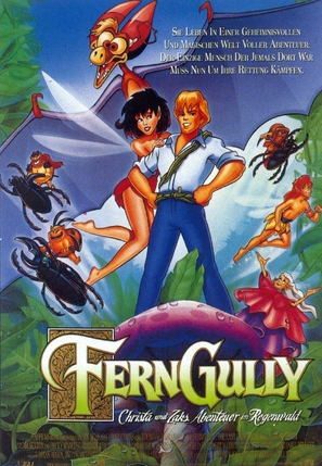FernGully: The Last Rainforest - German Movie Poster (thumbnail)
