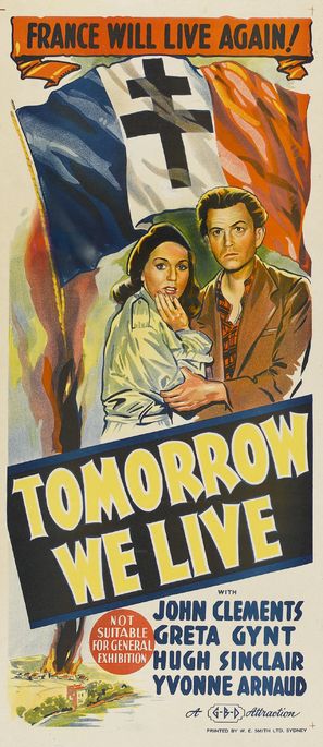 Tomorrow We Live - Australian Movie Poster (thumbnail)