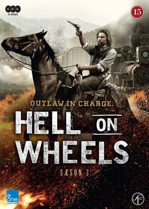 &quot;Hell on Wheels&quot; - Danish DVD movie cover (thumbnail)