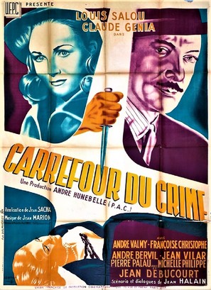 Carrefour du crime - French Movie Poster (thumbnail)