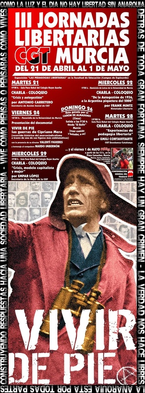Vivir de pie. Las guerras de Cipriano Mera - Spanish Movie Poster (thumbnail)