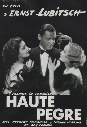 Trouble in Paradise - French Movie Poster (thumbnail)