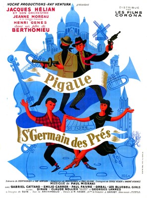 Pigalle-Saint-Germain-des-Pr&eacute;s - French Movie Poster (thumbnail)