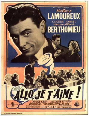 All&ocirc;... je t&#039;aime - French Movie Poster (thumbnail)