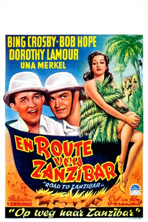 Road to Zanzibar - Belgian Movie Poster (thumbnail)