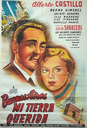 Buenos Aires, mi tierra querida - Argentinian Movie Poster (thumbnail)