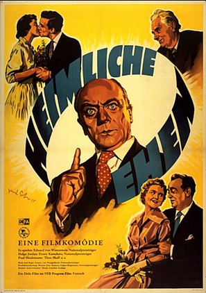 Heimliche Ehen - German Movie Poster (thumbnail)