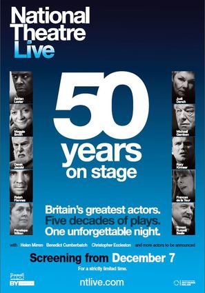 National Theatre Live: 50 Years on Stage - British Movie Poster (thumbnail)