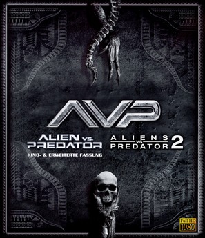 AVP: Alien Vs. Predator - German Blu-Ray movie cover (thumbnail)