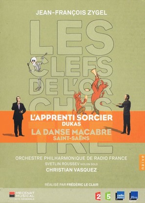 &quot;Les clefs de l&#039;orchestre de Jean-Fran&ccedil;ois Zygel&quot; - French DVD movie cover (thumbnail)