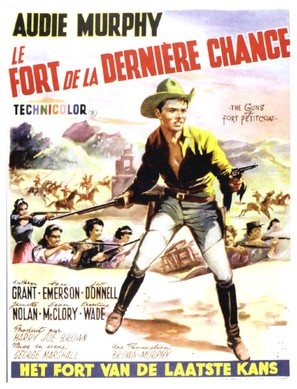 The Guns of Fort Petticoat - Belgian Movie Poster (thumbnail)