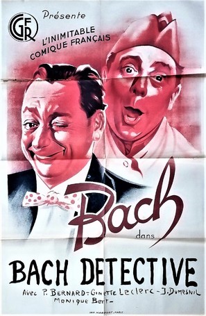 Bach d&eacute;tective - French Movie Poster (thumbnail)