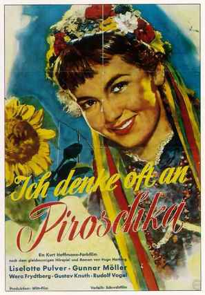 Ich denke oft an Piroschka - German Movie Poster (thumbnail)