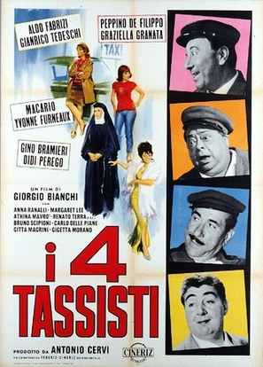 I quattro tassisti - Italian Movie Poster (thumbnail)