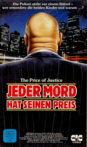 Kojak: The Price of Justice - German VHS movie cover (thumbnail)
