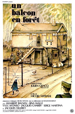 Un balcon en for&ecirc;t - French Movie Poster (thumbnail)