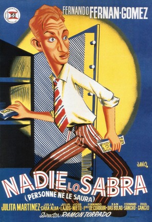 Nadie lo sabr&aacute; - Spanish Movie Poster (thumbnail)