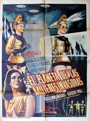 Planeta de las mujeres invasoras, El - Mexican Movie Poster (thumbnail)
