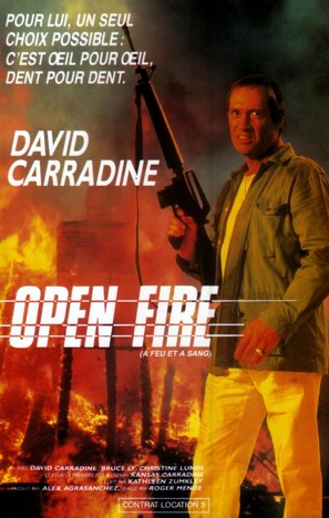 Open Fire - French VHS movie cover (thumbnail)