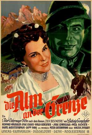 Die Alm an der Grenze - German Movie Poster (thumbnail)