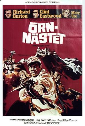 Where Eagles Dare - Swedish Movie Poster (thumbnail)