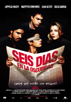 Seis d&iacute;as en la oscuridad - Mexican Movie Poster (thumbnail)