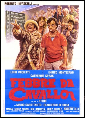 Febbre da cavallo - Italian Movie Poster (thumbnail)
