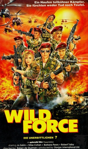 Wild Force - German VHS movie cover (thumbnail)