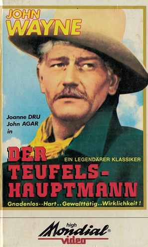 She Wore a Yellow Ribbon - German VHS movie cover (thumbnail)