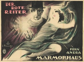 Der rote Reiter - German Movie Poster (thumbnail)