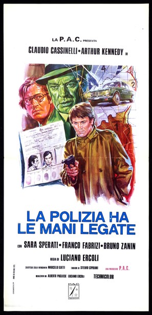 La polizia ha le mani legate - Italian Movie Poster (thumbnail)