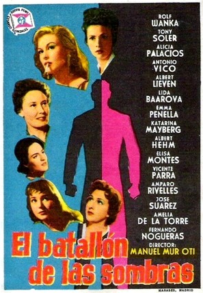 El batall&oacute;n de las sombras - Spanish Movie Poster (thumbnail)