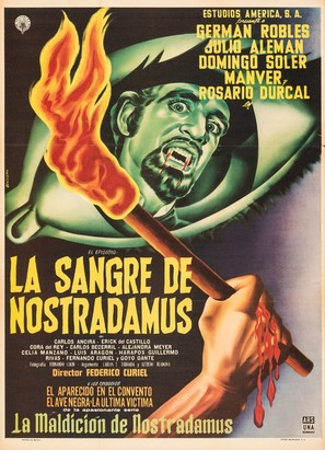 La sangre de Nostradamus - Mexican Movie Poster (thumbnail)