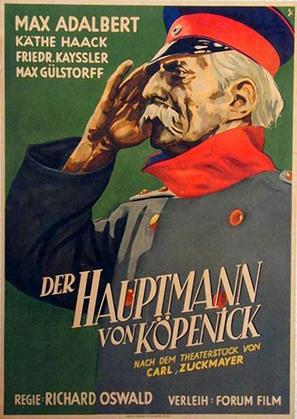 Der Hauptmann von K&ouml;penick - German Movie Poster (thumbnail)