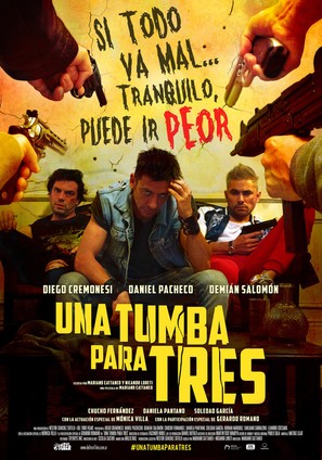 Una tumba para tres - Argentinian Movie Poster (thumbnail)