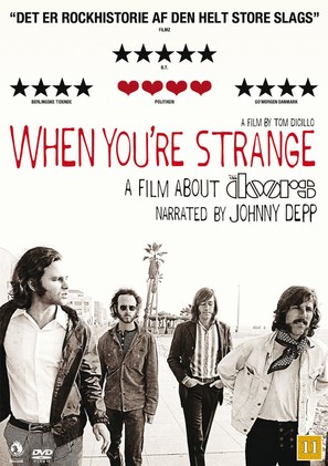 When You&#039;re Strange - Danish DVD movie cover (thumbnail)