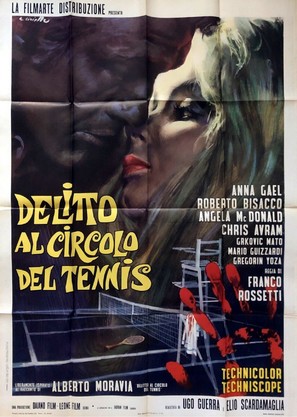 Delitto al circolo del tennis - Italian Movie Poster (thumbnail)