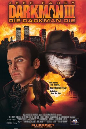 Darkman III: Die Darkman Die - Video release movie poster (thumbnail)