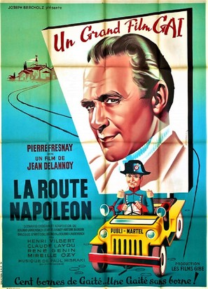 La route Napol&eacute;on - French Movie Poster (thumbnail)