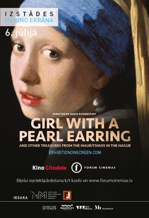 Exhibition on Screen: Girl with a Pearl Earring - Latvian Movie Poster (thumbnail)