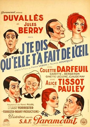 Et moi, j&#039;te dis qu&#039;elle t&#039;a fait de l&#039;oeil - French Movie Poster (thumbnail)