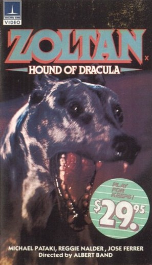 Dracula&#039;s Dog - VHS movie cover (thumbnail)