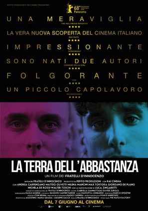 La terra dell&#039;abbastanza - Italian Movie Poster (thumbnail)