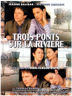 Trois ponts sur la rivi&egrave;re - French Movie Poster (thumbnail)