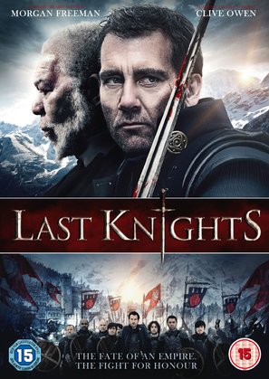 The Last Knights - British DVD movie cover (thumbnail)