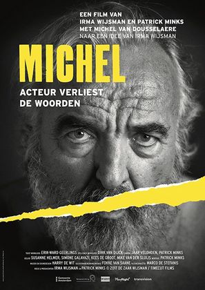 Michel, acteur verliest de woorden - Dutch Movie Poster (thumbnail)