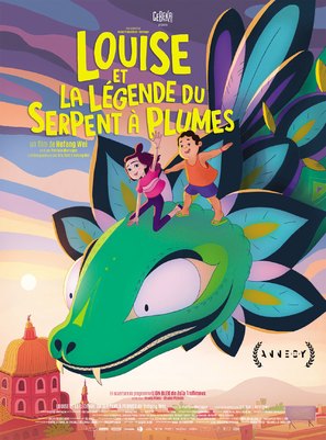 Louise et la L&eacute;gende du Serpent &agrave; Plumes - French Movie Poster (thumbnail)